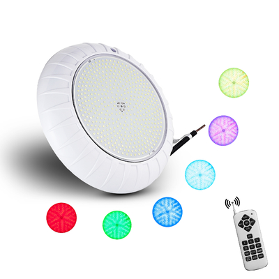 چراغ های استخر زیر آب 12 ولت 18 واتی RGB با تغییر رنگ IP68 چراغ LED ضد آب استخر
