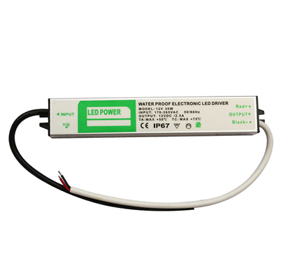 منبع تغذیه LED ضد آب RoHs 12 ولت 24 ولت DC عملی