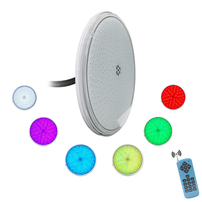 چراغ های استخر LED PAR56 RGB تصفیه شده 35 واتی RGB RF-003B-441